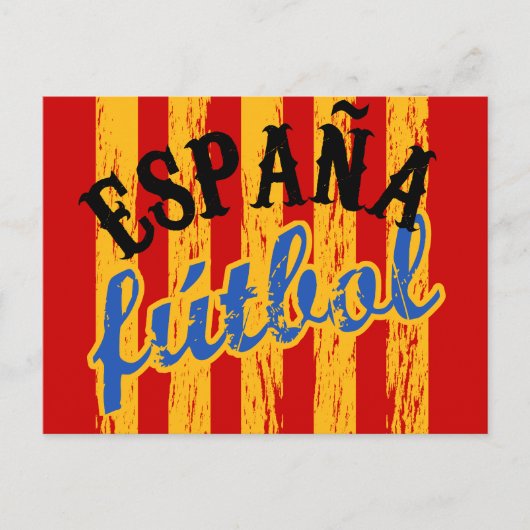Carte postale España Fútbol (Devant)