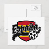 Carte Postale Espana Soccer (Devant / Derrière)