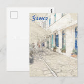 Carte Postale Espèces de rues traditionnelles grecques, Grèce (Devant / Derrière)