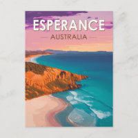 Espérance Australie Voyage Art Vintage