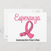 Carte Postale Esperanza Liston Rosa - Cancer de Mama (Devant / Derrière)