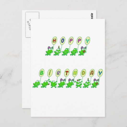 CARTE POSTALE ESPÉRER ANNIVERSAIRE (Devant / Derrière)