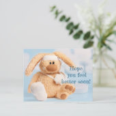 Carte postale Espérons que vous vous sentirez mieu (Debout devant)