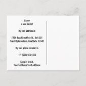 Carte postale espiègle, fantaisie et idiote de (Dos)