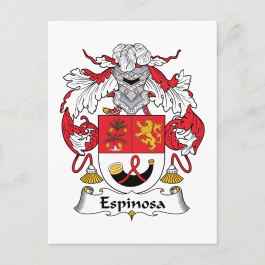 Carte Postale Espinosa Family Crest (Devant)