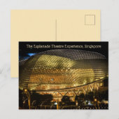 Carte Postale Esplanade Theatre Experience, Singapour (Devant / Derrière)