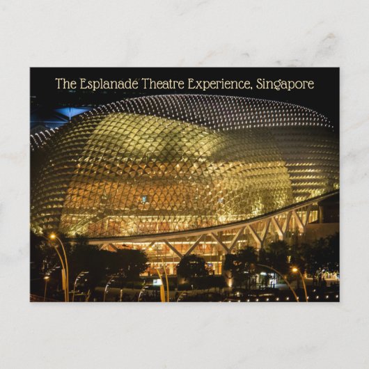 Carte Postale Esplanade Theatre Experience, Singapour (Devant)