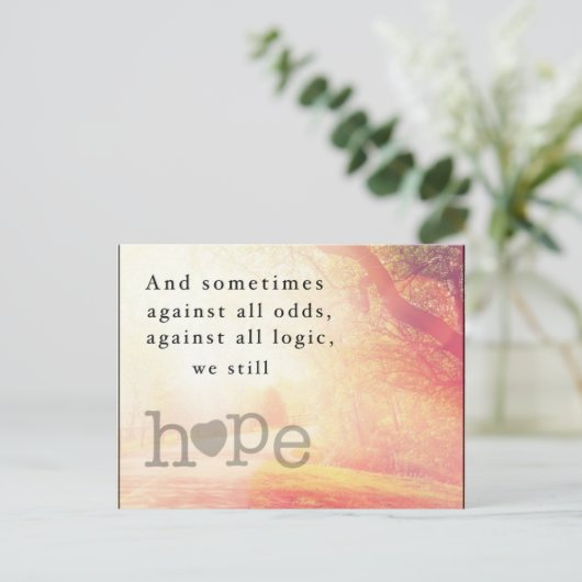 Carte Postale Espoir (Debout devant)