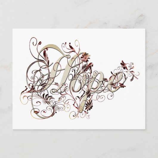 Carte Postale Espoir (Devant)