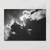 Carte Postale Espoir dans le bon côté des nuages. (Devant)