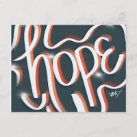 Espoir Néon Urban Faith Street Art Lettering Manue