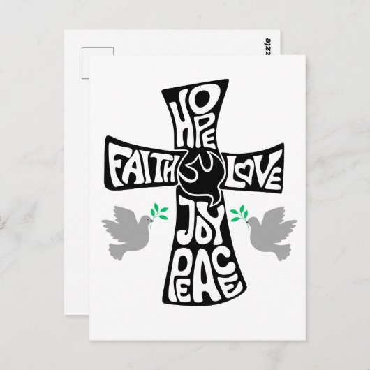 Carte Postale Espoir Pâques (Devant / Derrière)