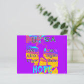 Carte Postale Espoir psychédélique aux Etats-Unis : Neon Unity A (Debout devant)