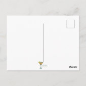 Carte Postale Espresso Martini Cocktail Heure (Dos)