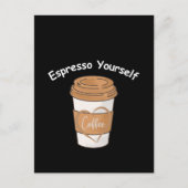 Carte Postale Espresso Vous-Même Louveur De Café (Devant)