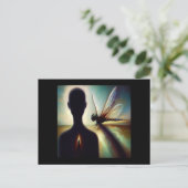 Carte Postale Esprit Animal Dragonfly 1 (Debout devant)