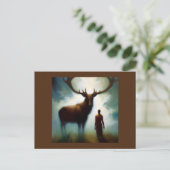 Carte Postale Esprit Animal Elk 1 (Debout devant)