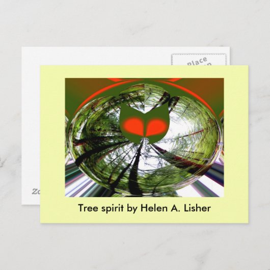 Carte Postale Esprit d'arbre (Devant / Derrière)