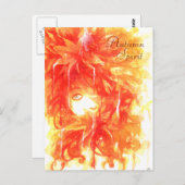 Carte Postale Esprit d'automne (Devant / Derrière)