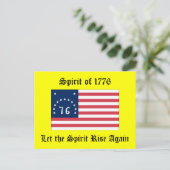 Carte Postale Esprit de 1776 (Debout devant)