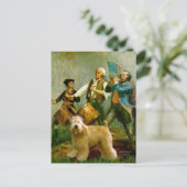 Carte Postale Esprit de 76 - Wheaten Terrier 2B (Debout devant)