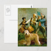 Carte Postale Esprit de 76 - Wheaten Terrier 2B (Devant / Derrière)