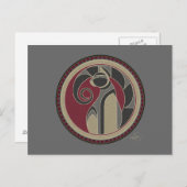 Carte Postale Esprit De Chat (Devant / Derrière)