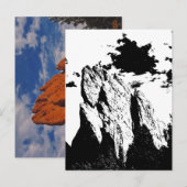 Carte Postale esprit de la montagne (Devant / Derrière)