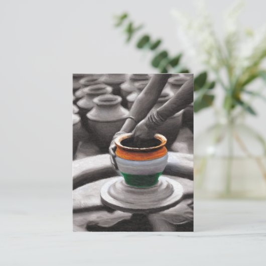 Carte Postale Esprit de l'Inde (Debout devant)