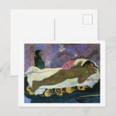 Carte Postale Esprit de l'observation des morts, Gauguin (Devant / Derrière)