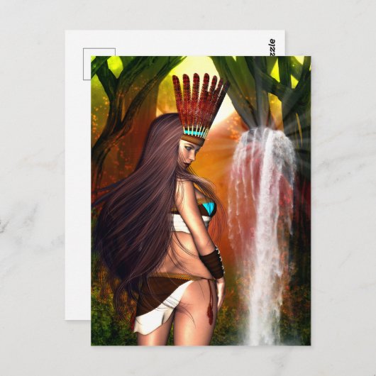 Carte Postale Esprit des chutes (Devant / Derrière)