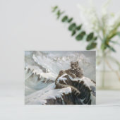 Carte Postale Esprit des montagnes, léopard des neiges (Debout devant)