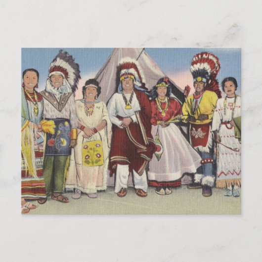 Carte Postale Esprit des plaines de l'Ouest (Devant)