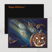 Carte Postale Esprit d'Halloween (Devant / Derrière)