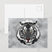 Carte Postale Esprit du tigre (Devant / Derrière)