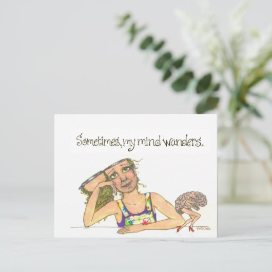 Carte Postale esprit errant (Debout devant)