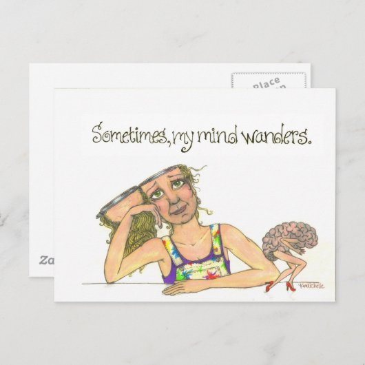 Carte Postale esprit errant (Devant / Derrière)