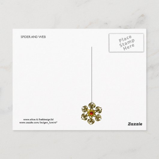 Carte Postale ESPRIT ET WEB Améthyste violet noir (Dos)