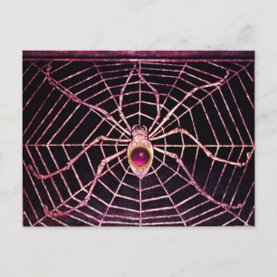 Carte Postale ESPRIT ET WEB rose Fuchsia Amethyst Noir