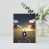Carte Postale Esprit fendu (Debout devant)
