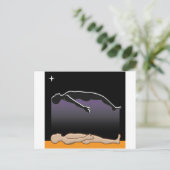Carte Postale Esprit Feuilles du corps Réincarnation de l'après- (Debout devant)
