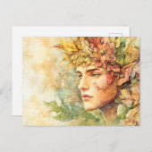 Carte Postale Esprit forestier (Devant / Derrière)