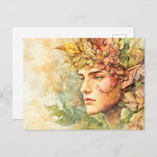 Carte Postale Esprit forestier (Devant / Derrière)