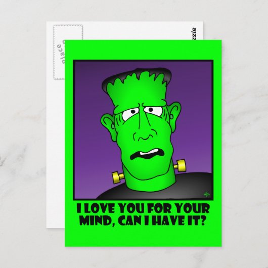 CARTE POSTALE ESPRIT FRANKENSTEIN 2 (Devant / Derrière)