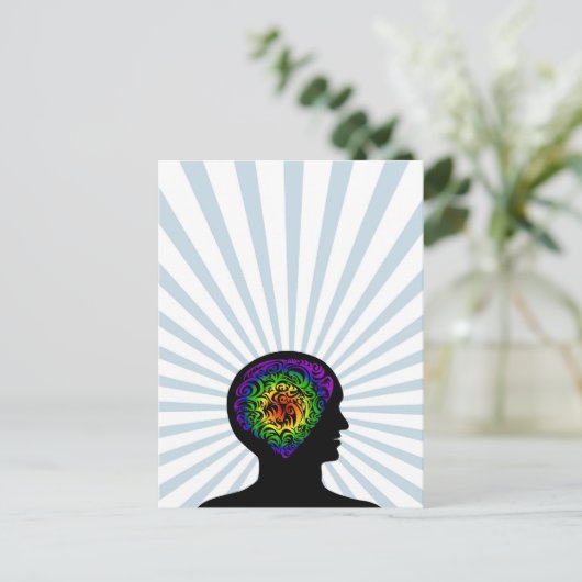 Carte Postale esprit humain (Debout devant)