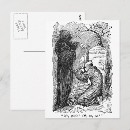 Carte Postale Esprit Non ! (avec texte) (Devant / Derrière)