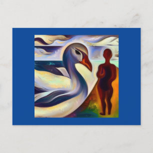 Carte Postale Esprit Oie animale 2