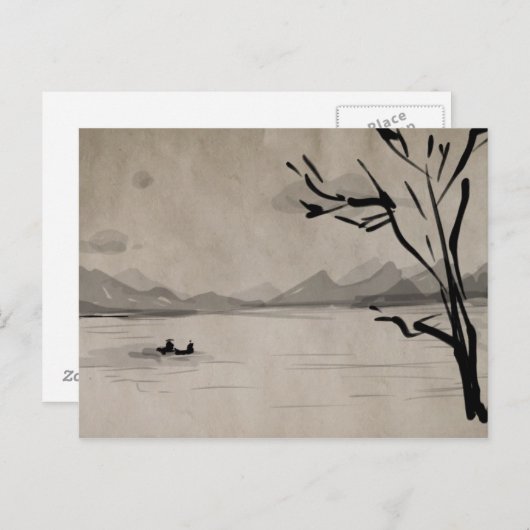 Carte Postale Esprit Pacifique (Devant / Derrière)