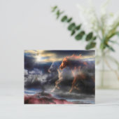 Carte Postale Esprits de Cheval Sauvages COURONT JUSQU'À DEMAIN (Debout devant)