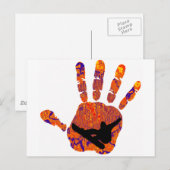 CARTE POSTALE ESPRITS D'ENSEMBLE DE PLANCHE À NEIGE (Devant / Derrière)